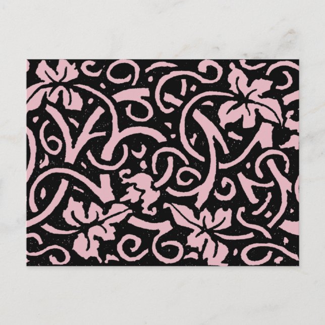 Carte Postale William Morris Motif de la feuille de vigne (Devant)