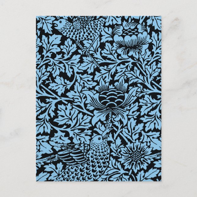 Carte Postale William Morris Particularités Florales Anénome d'o (Devant)