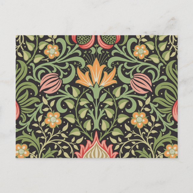 Carte Postale William Morris Persian Floral Antique (Devant)