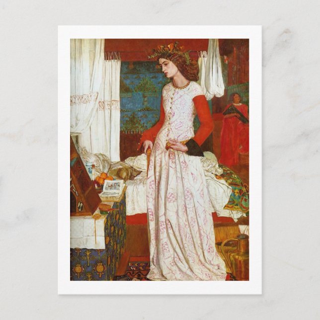 Carte Postale William Morris - Reine Guinevere (Devant)