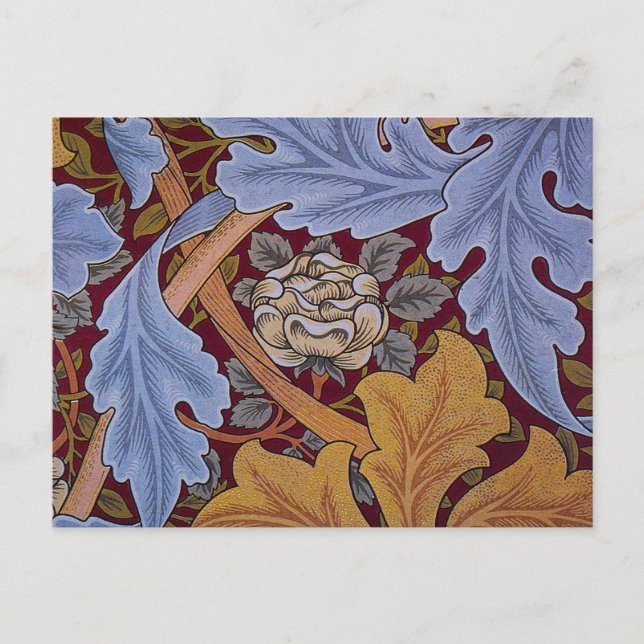 Carte Postale William Morris St James Acanthus Fond d'écran (Devant)