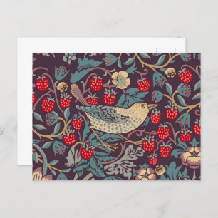 Carte postale William Morris Strawberry Thief