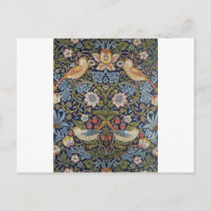 Carte Postale William Morris Strawberry Thief Design 1883