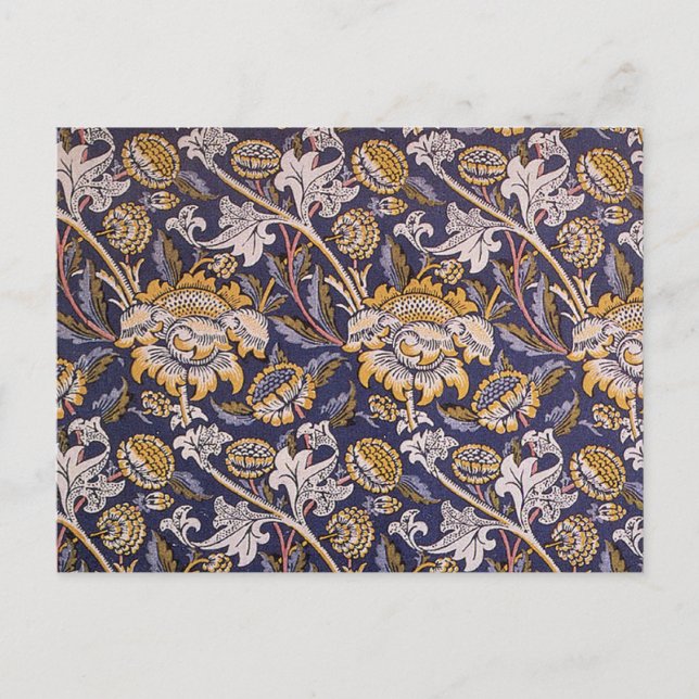 Carte Postale William Morris Wey Fond d'écran Floral (Devant)