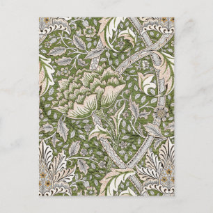 Carte Postale William Morris Windrush fleurs florales classique