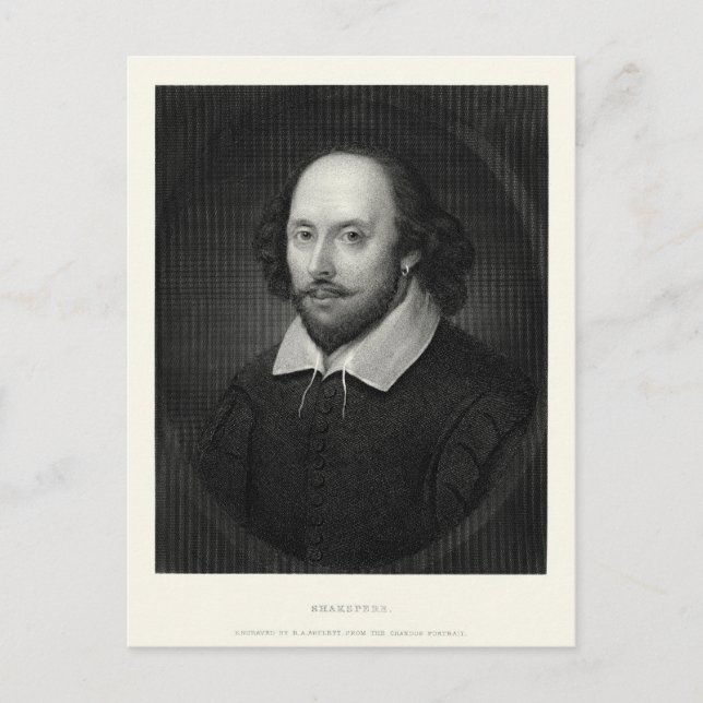 Carte Postale William Shakespeare (Devant)