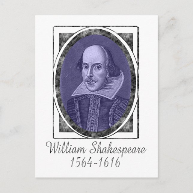Carte Postale William Shakespeare (Devant)