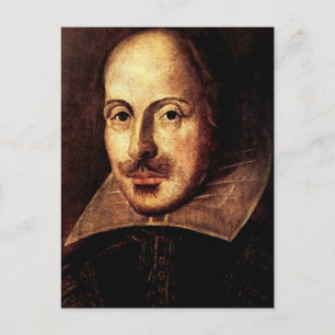 Carte Postale William Shakespeare Portrait