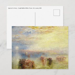 Carte Postale William Turner - Approche de Venise