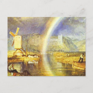 Carte Postale william turner arundel castle, avec arc-en-ciel c 