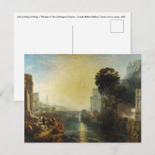 Carte Postale William Turner - Dido building Carthage