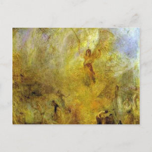 Carte Postale william turner - l'ange, debout dans le soleil
