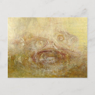 Carte Postale william turner - soleil avec monstres de mer (déta
