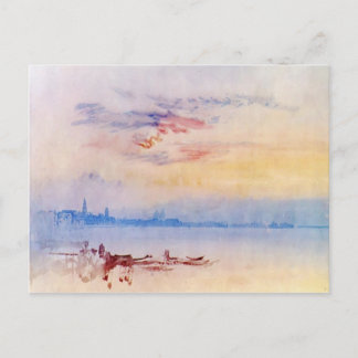 Carte Postale William Turner-Venice, Est de Guidecca, Lever de s