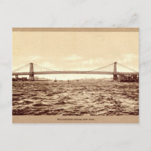 Carte Postale Williamsburg Bridge, New York City 1907 vintage