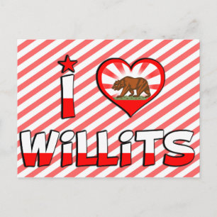 Carte Postale Willits, CA