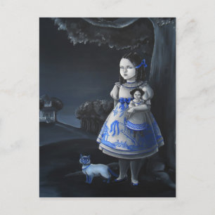 Carte Postale Willow bleu