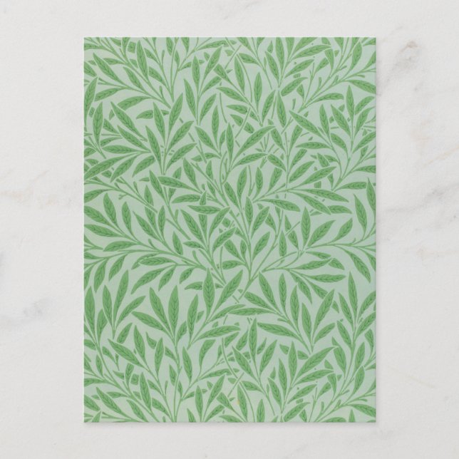 Carte Postale Willow Motif, William Morris (Devant)