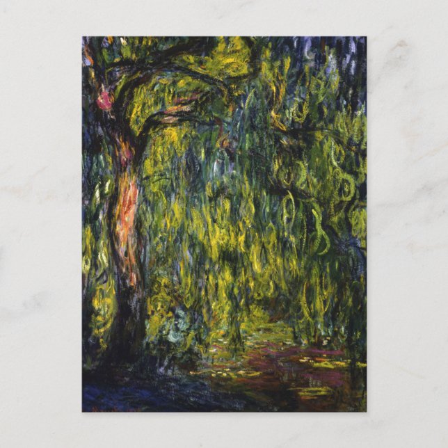 Carte Postale Willow pleurs par Claude Monet Postcard (Devant)