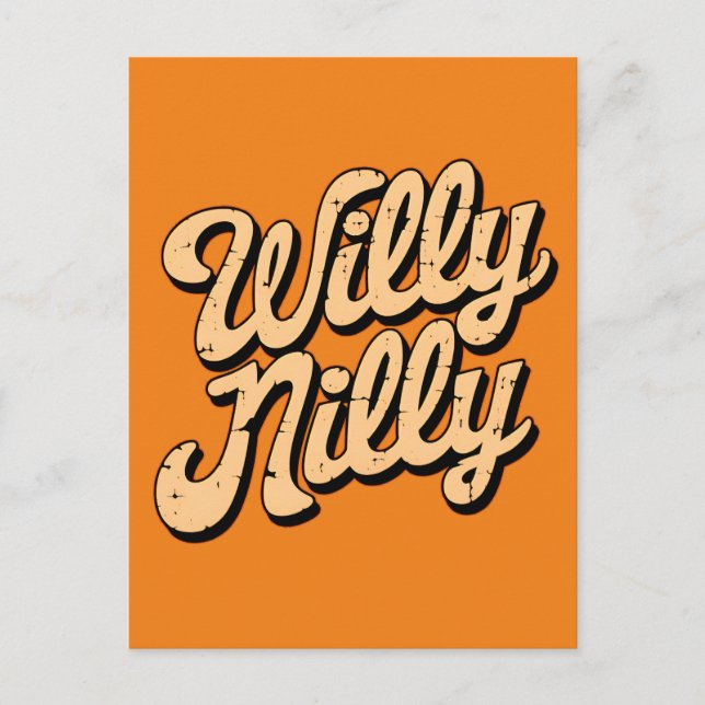 Carte Postale Willy nilly (Devant)