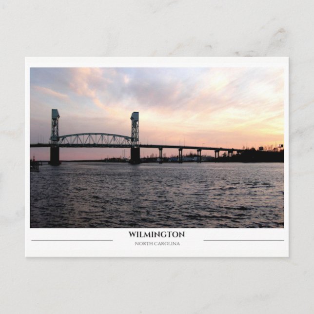 Carte Postale Wilmington Caroline du Nord (Devant)