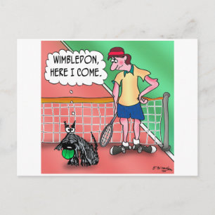 Carte Postale Wimbledon, Je Viens Ici