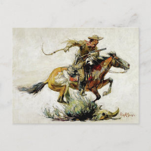 Carte Postale "Winchester Horse and Rider" par Philip R Goodwin
