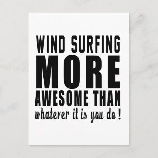 Carte Postale Wind Surfingplus génial que ce que vous êtes