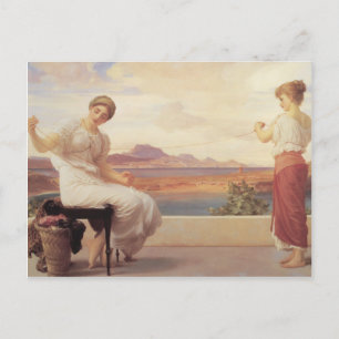 Carte Postale Winding the Skein - Lord Frederick Leighton