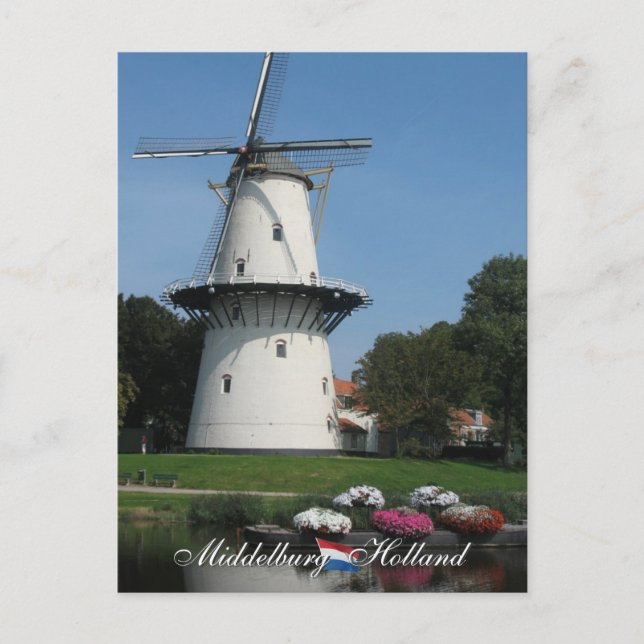 Carte postale Windmill Middelburg (Devant)