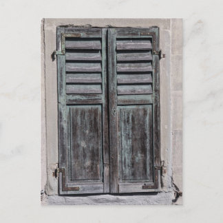 Carte Postale Window shutter