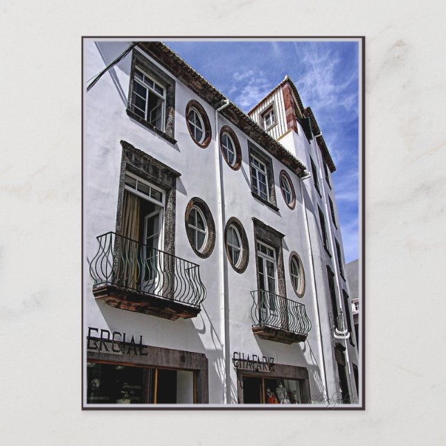 Carte Postale Windows & Balcon : Funchal, Portugal (Devant)