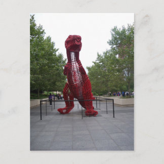 Carte Postale Windy City Dinosaur