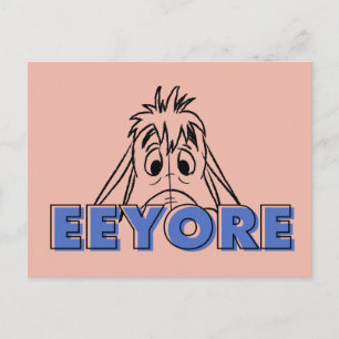Carte Postale Winnie l'Ooh   Eeyore Peek-A-Boo