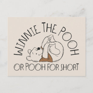 Carte Postale Winnie l'Ooh ou l'Ooh pour Short