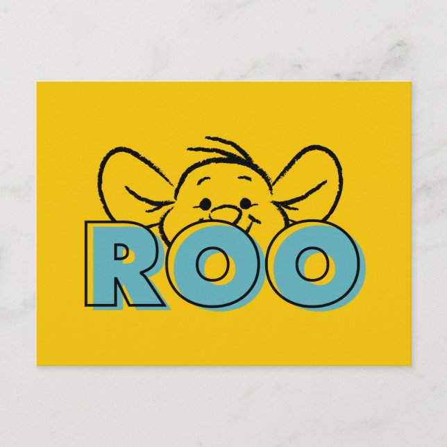 Carte Postale Winnie l'Ooh | Roo Peek-A-Boo (Devant)