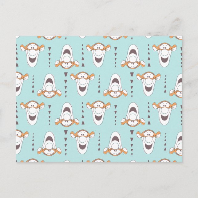 Carte Postale Winnie l'Ooh | Tigger Triangle Pastel Motif (Devant)
