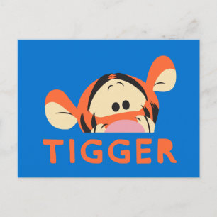 Carte Postale Winnie l'Ooh   Tigre Peek-a-Boo