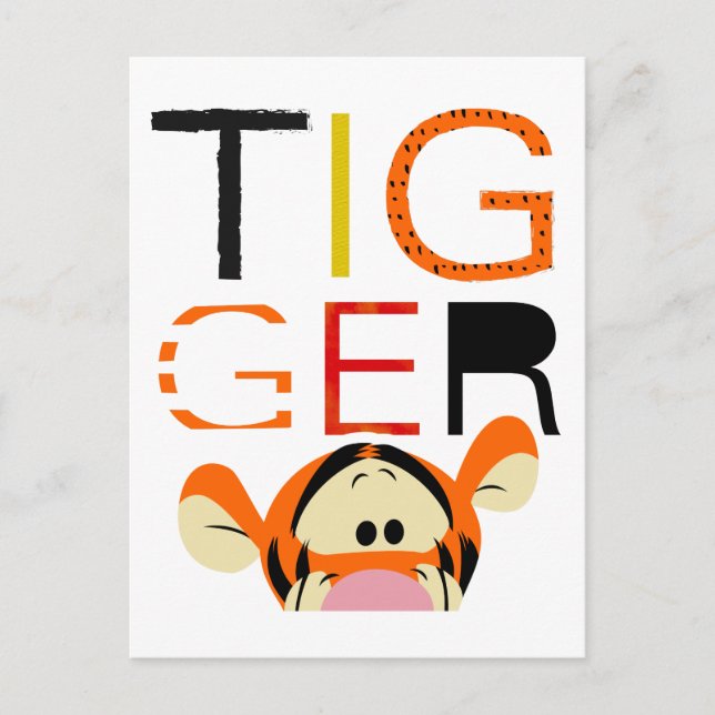 Carte Postale Winnie the Pooh - Tigger Editorial (Devant)
