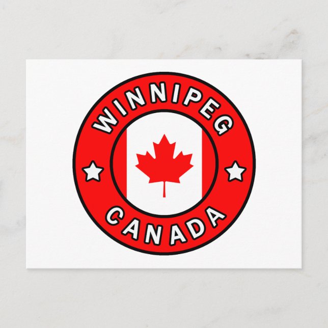 Carte Postale Winnipeg Canada (Devant)