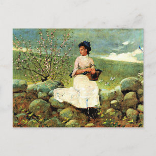Carte Postale Winslow Homer - Peach Blossoms