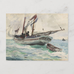 Carte Postale Winslow Homer - Schooner - Nassau