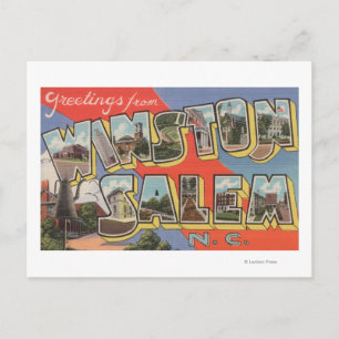 Carte Postale Winston-Salem, Caroline du Nord