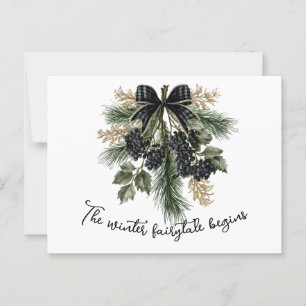 Carte Postale Winter Fairytale Baby Holiday