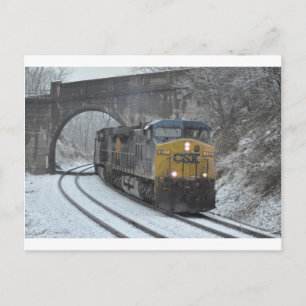 Carte Postale Winter in Clarksville