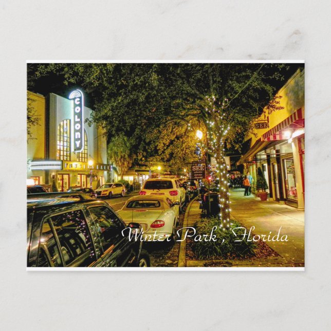 Carte postale Winter Park Florida (Devant)