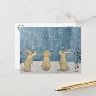 Carte Postale Winter Storm Postcard