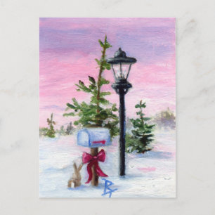 Carte Postale Winter Wonderland aceo Postcard