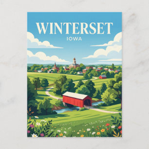 Carte Postale Winterset États-Unis
