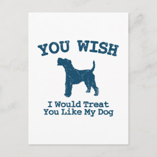 Carte Postale Wire Fox Terrier